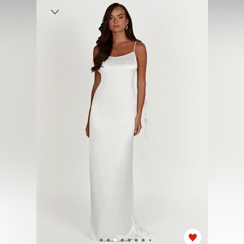 White bridal dress